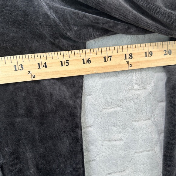 Vintage Juicy Couture Velour Hoodie Medium Grey House of Juicy Graphic Y2K - Picture 6 of 7